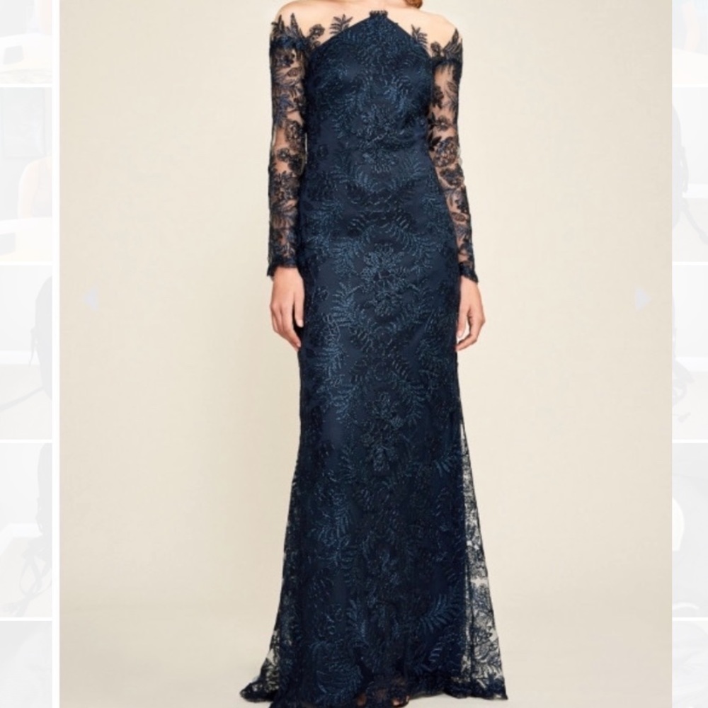 Tadashi Shoji Jocelyn Embroidered Gown